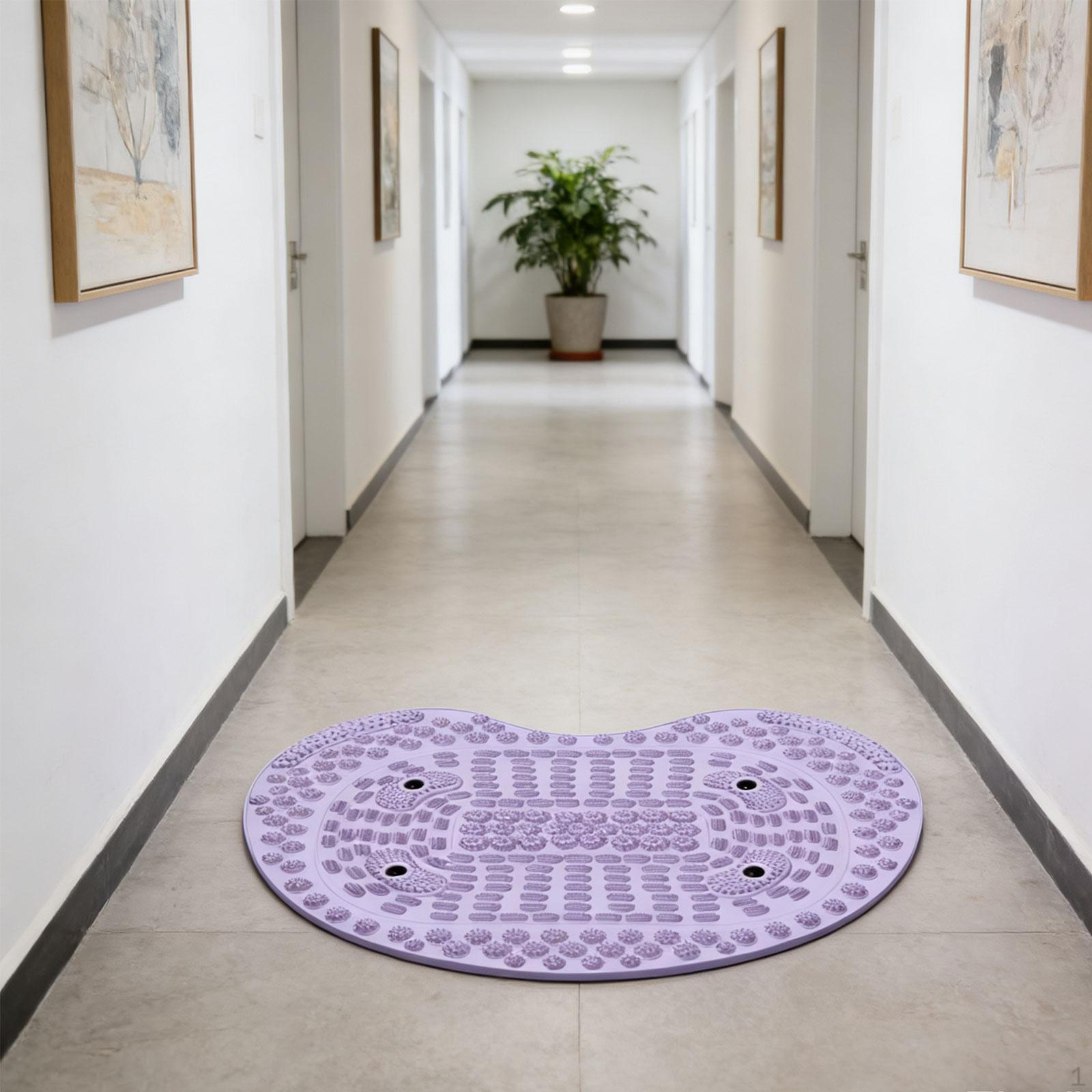 

Foot Sensory Pad Non-Slip Floor TPE Easy to Store Suitable for Bedroom Bathroom Living Room фиолетовый