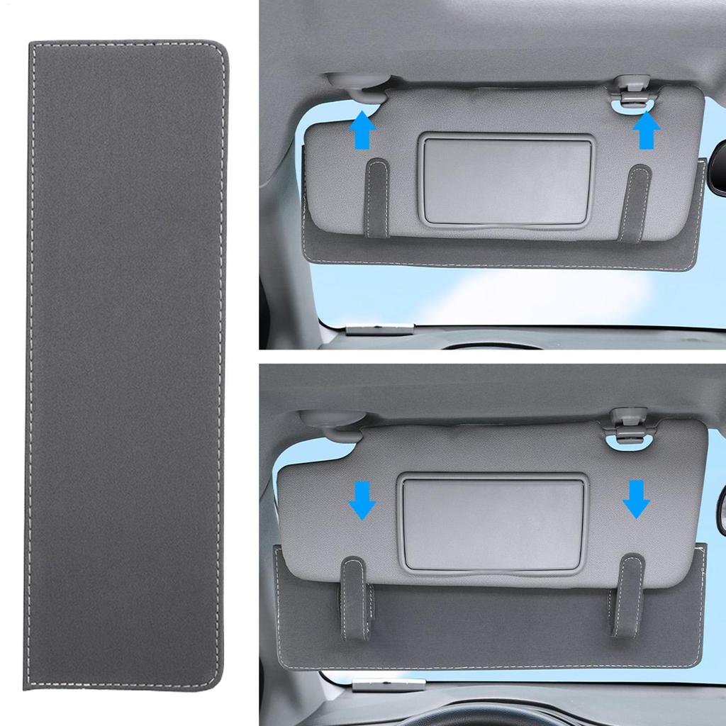 Car Sun Visor Extender Auto Visor Extender Sun Blocker Leather Anti-glare Automotive Interior Sunvisor Extending Shade for RV
