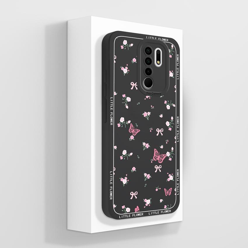 For Xiaomi Poco M2 M3 M4 M6 M7 Pro M5 M5S Mysterious Whale Phone Cases Camera Protection Liquid Silicone Anti Fall Protection Covers For Xiaomi Casing