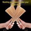 Traditional Bamboo Pot Brush with Wooden Handle