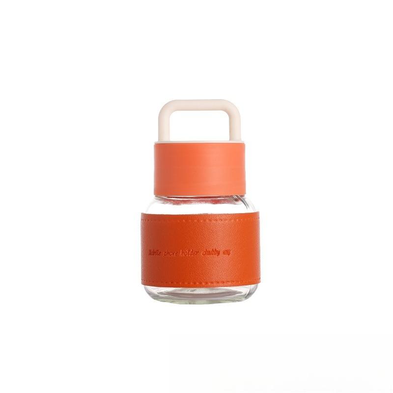 Mini Kubek na Wodę Przenośny Szklany Wysoka Wartość Estetyczna Celebryta Internetowa Biuro Kubek do Kawy Mleka Prezent Przenośny Zdrowie