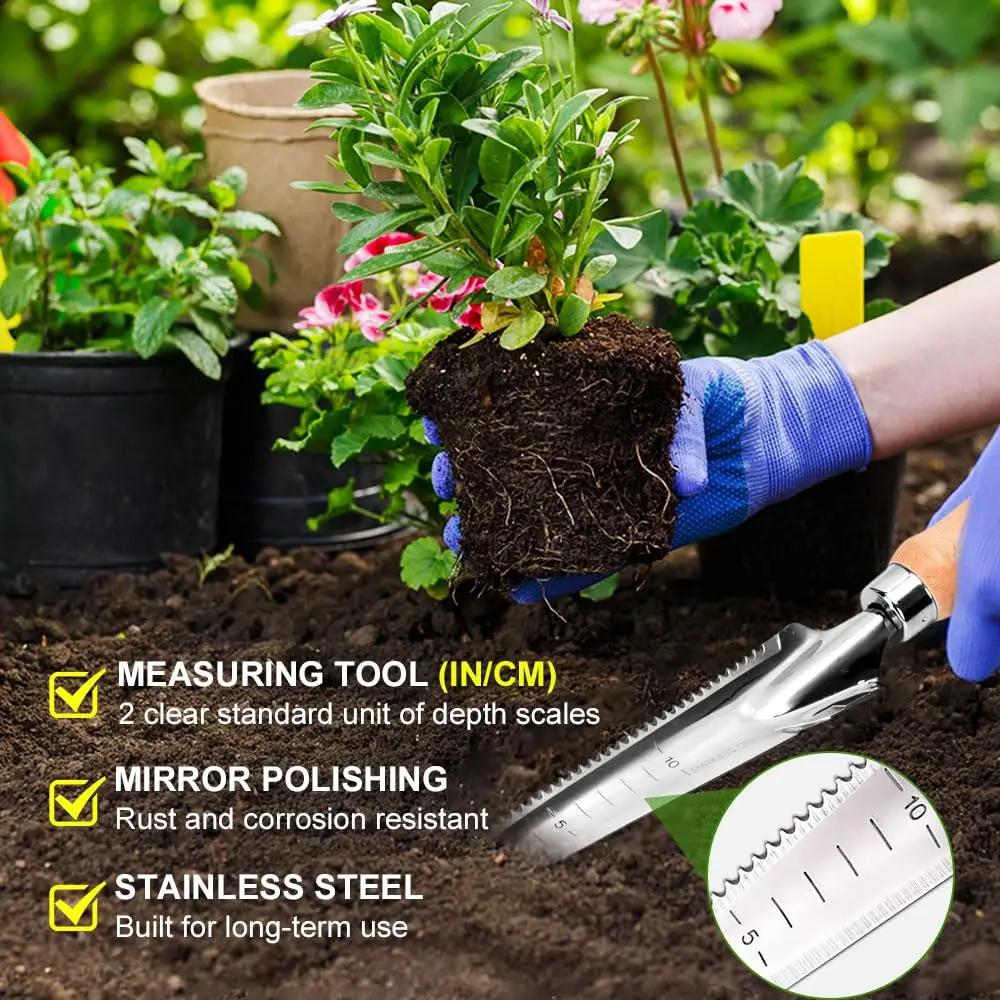 Manual Weed Remover Stainless Steel Spatula Weed Puller Garden Crack Weeder For Outdoor Yard Hoe Gardening Tools