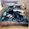 Na'Vi People Pandora Print 3Pcs Bedding Set,Duvet Cover with 2 Bedro,Pillowcase Home Birthday Gift