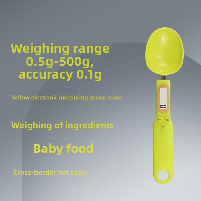 Electronic Measuring Spoon Scale Household Small Electronic Scale Weighing Spoon Weighing Kitchen Ingredients Food Scale Cat Food Weighing Gram