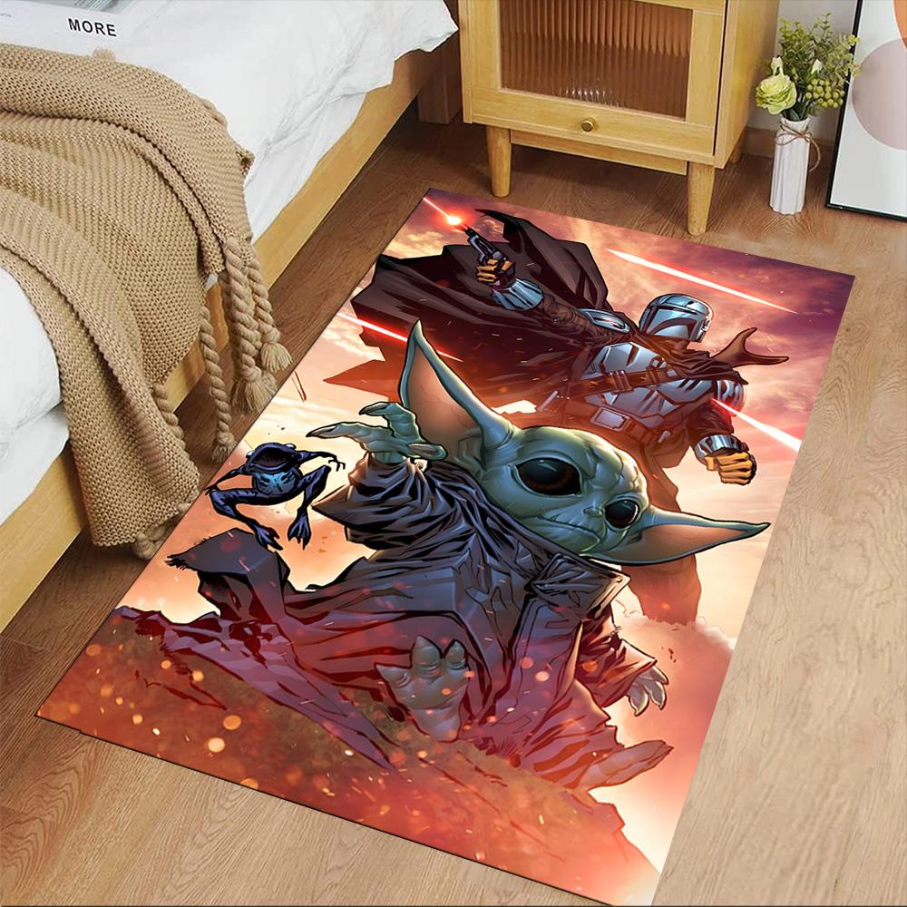 Star Wars Floor Mat Design for Game Room Decorate Room Foyer Study Room Anti-slip Rug Anime Office Decor Spiritual Gift