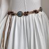 Woven Belt Women'S Summer Retro Ethnic Style Waist Rope Niche High-End Decoration With Skirt Waist Chain