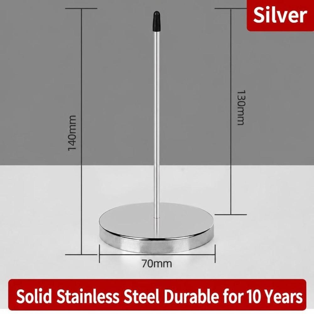 1/2Pcs Non-slip Paper Bill Fork Metal Receipt Ticket Spike Stand Order Receipt Holder  Restaurant