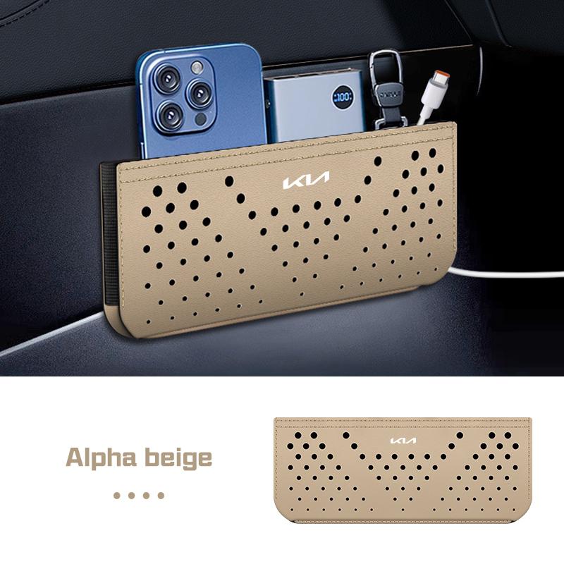 BBDY3 Car Interior Side Storage Bag For Kia Sportage 4 QL EV5 k5 K3 KX1 Ceed NIRO Stonic Sonet Soul Proceed Mesh Pocket Organizer Box