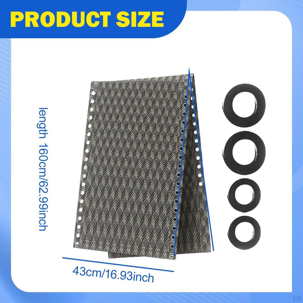 Chair Replacement with Bungee Cord Kit, Breathable , Folding Net Repair Kit for Chairs