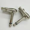 10 PCS 1/4 Inch 6.35mm Right Angle 90 Degree Mono Male Jack Plugs For Headphones