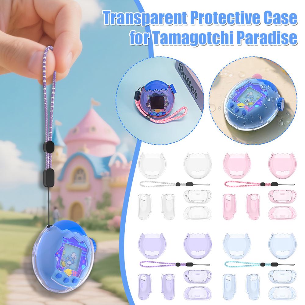 New Protective Case Dustproof Transparent Case Cover Hard Shell Protective Cover Accessories for Tamagotchi Paradise