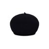 VARZAR VA Studded Wool Combo Newsboy Cap Black