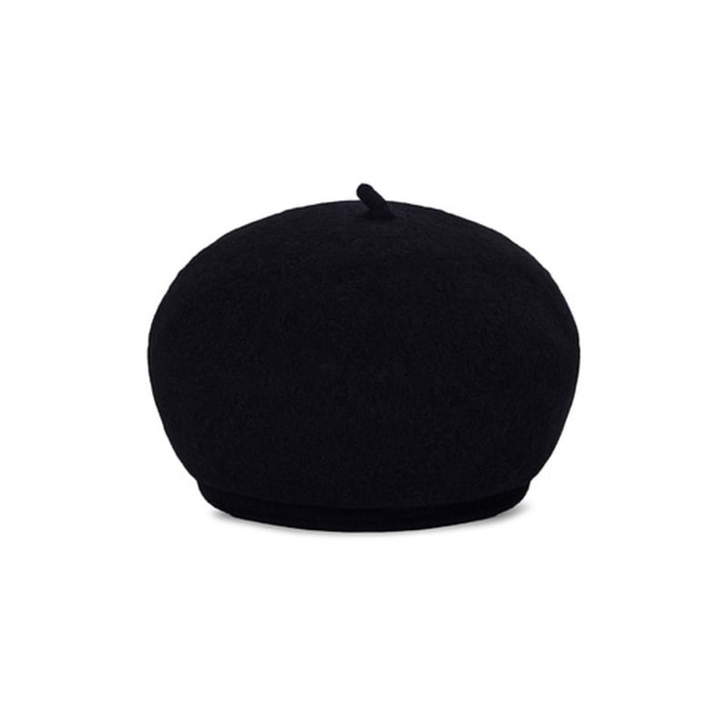 VARZAR VA Studded Wool Combo Newsboy Cap Black