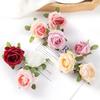 30/50pcs Artificial Flowers Silk Roses Diy Candy Box Scrapbook Home Table Festival Decor Outdoor Garden Wedding Bridal Bouquets
