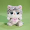 Kawaii Black Cat Plush Toy Stuffed Animals Cat Table Doll Siamese Cat Doll  Birthday Gifts