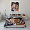 Abstract Pattern Three-Piece Set for Home  Kid's and Adults' Bedroom Decor, Exquisite Three-piece Bedding Set Gift