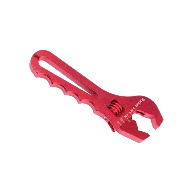 Automotive AN Aluminum Wrench Hose Fitting Tool Hose Connector Adjustable Wrench Spanner Fitting Tools Aluminum Alloy 3AN-16AN