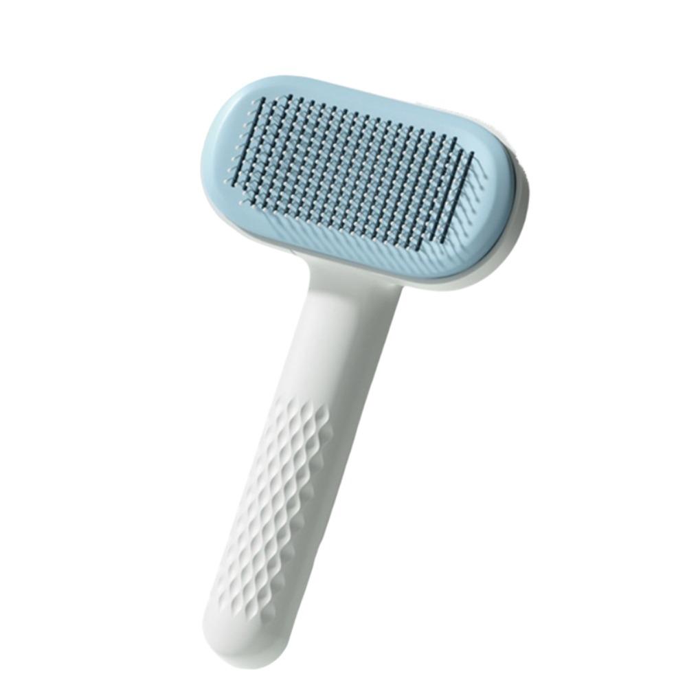 Self-Cleaning Pet Needle Comb Stainless Steel Dog Hair Remover Pet Massage Comb Bath