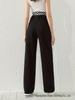 Autumn/Winter Rhinestone Black Straight-Leg Jeans: Slimming Women's Casual Fashion