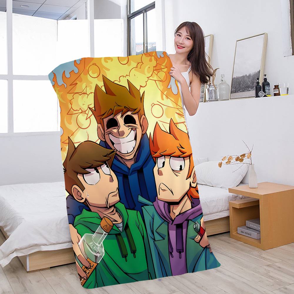Animated Eddsworld Movie Microfiber Beach Towel Absorbent Quick Dry Soft Yoga Swimming Resort Mountain Climbing Towel