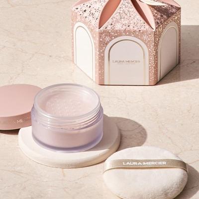 Divinely Flawless Translucent Tone-Up Rose Powder & Puff Set