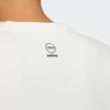 adidas Neo Gradient Logo Print T-Shirt Men Tops White HS8834