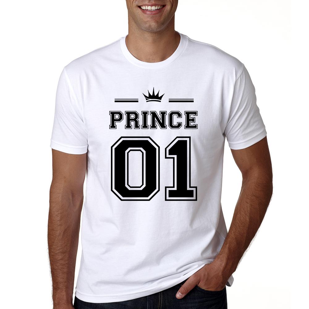 Couple 01 T Shirt Princess 01 Letter Print T Shirt Women Men Hipster Fashion Tshirt 2XL