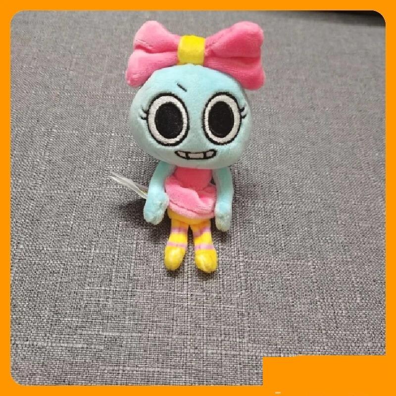 Dandy's World Plush Cute Dandy World Scrap Stuffed Horror Game Goob Pebble Plushie Soft Doll Kawaii Room Collection Decoration