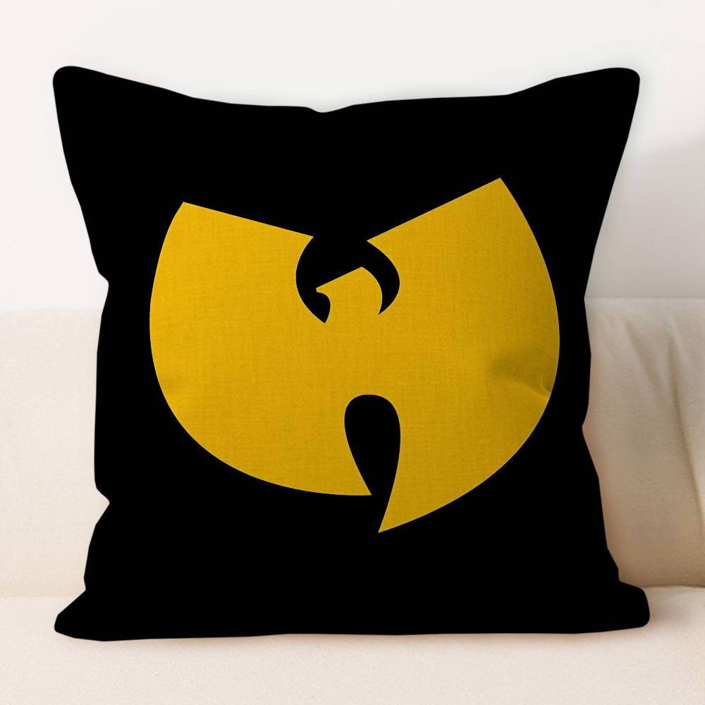 

Подушка с логотипом Wu T-Tang Clan Аниме-подушка Подушка для головы дивана-кровати Наволочка Чехол для подушки 45x45 см Мода 12x12Inch