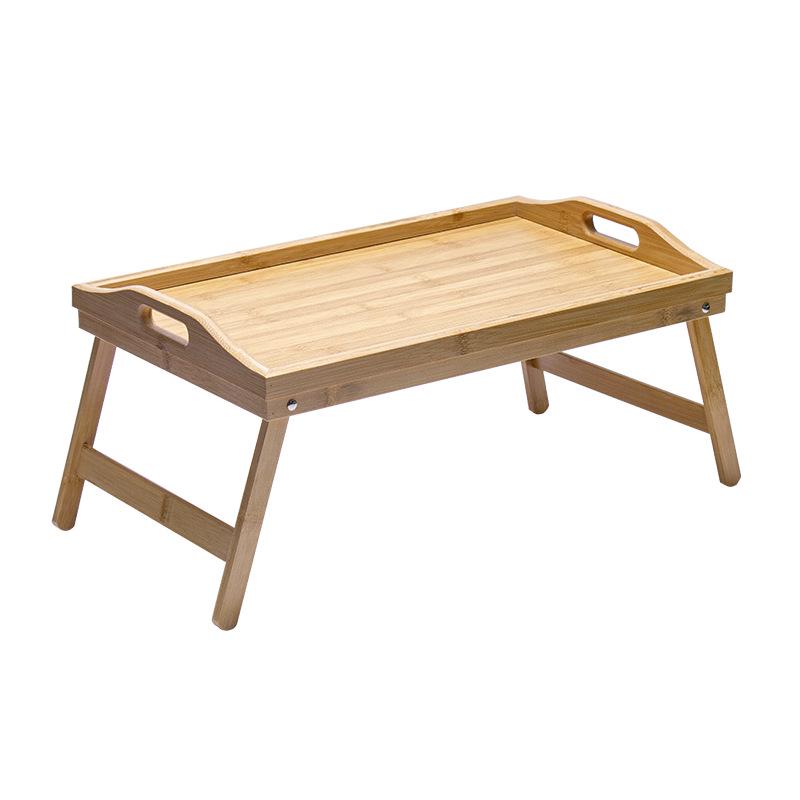 Универсальный складной прикроватный столик: Компактный стол, поднос для чая и обеденный поднос