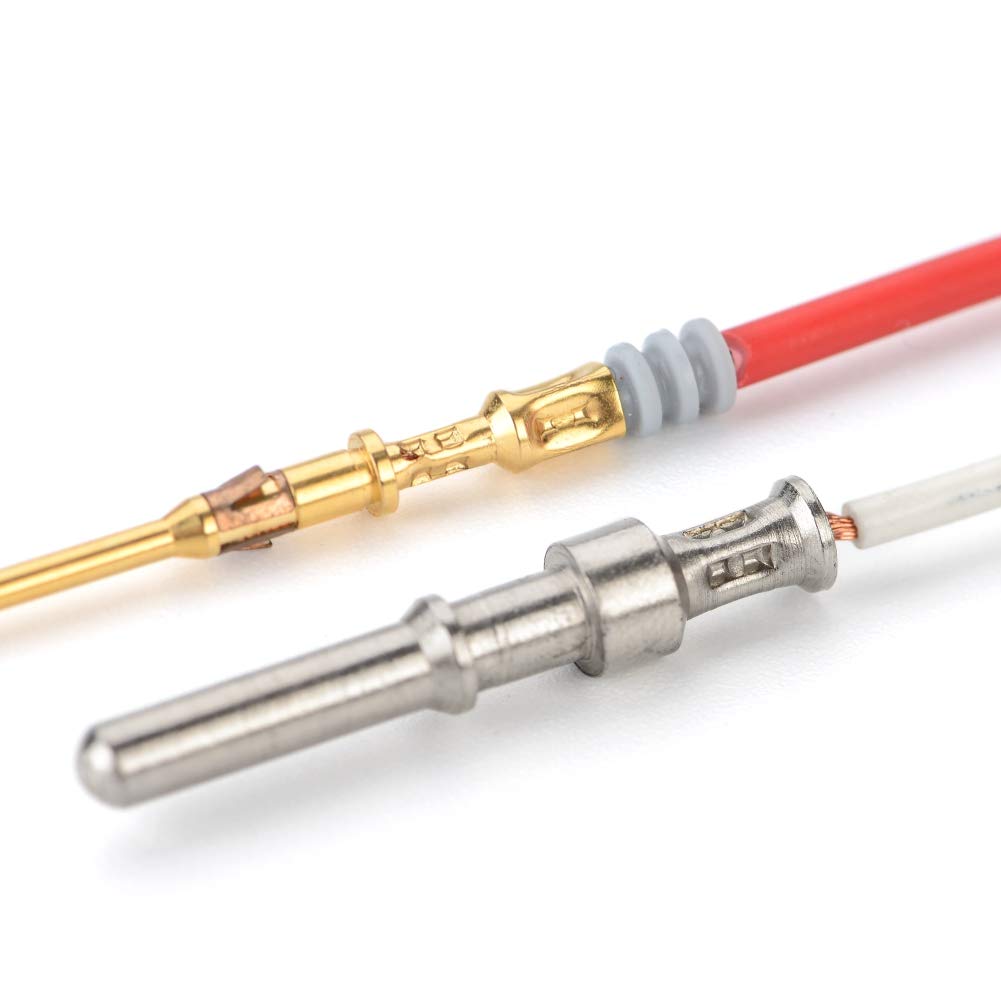 IWISS Crimping Tool for Socket Contacts and Contact for DEUTSCH and DTP To Sq 4-Indent Pins, MIL-Spec, DT, DTM, Connectors, 0.12 3.5 Mm, M22520/1-01