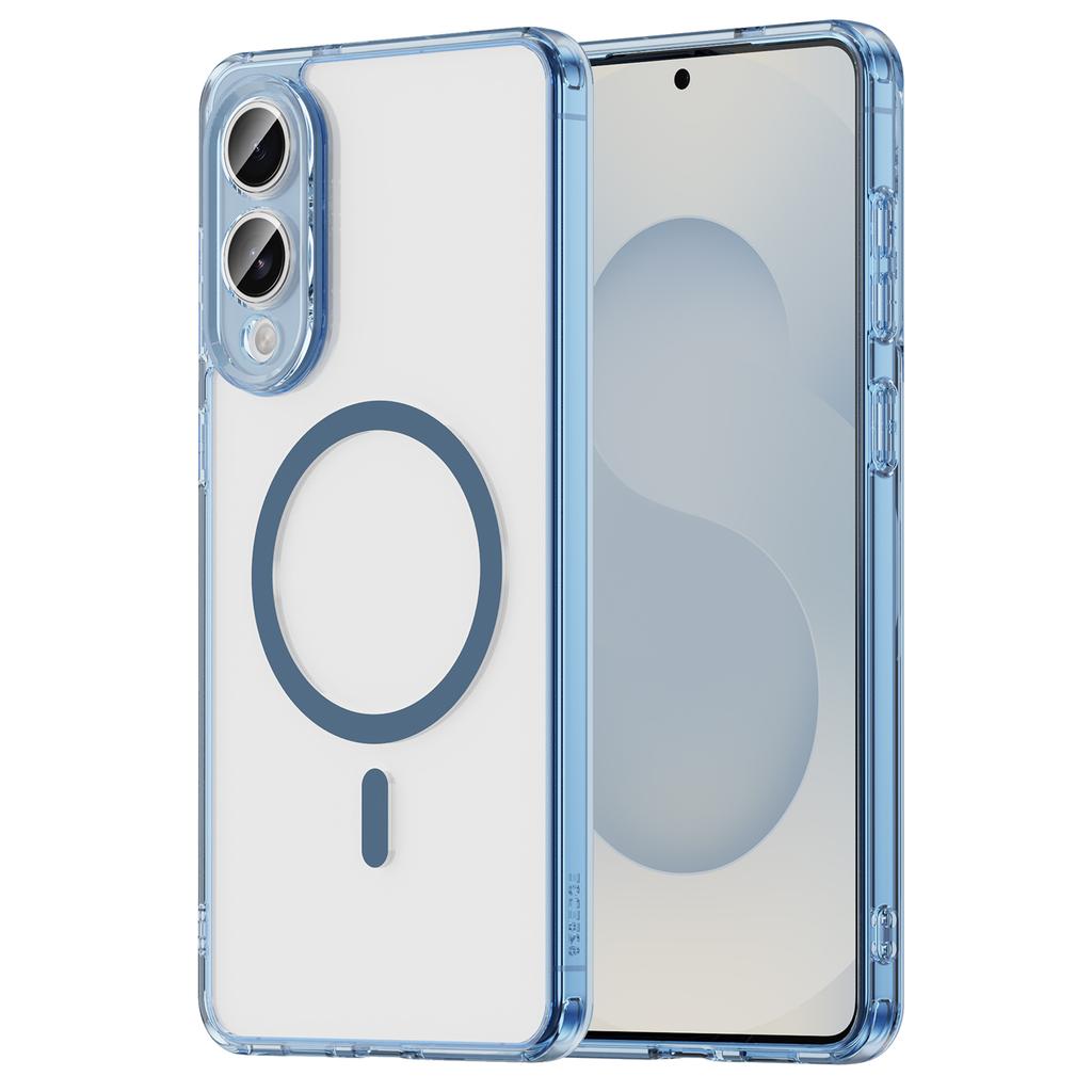 For Samsung Galaxy S25 Edge Phone Case, Magnetic Shockproof Transparent Cover for Samsung Galaxy S25 Edge