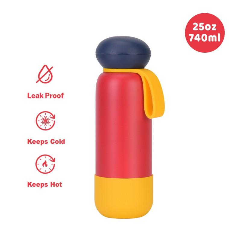 Liela 25 oz nerūsējošā tērauda izolēta