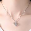 Korean Version Of The Silver Necklace Female Clavicle Chain Rotation Lucky Grass Pendant Jewelry Pendant Creative Fashion Accessories