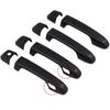 Car Accessories for Toyota 4Runner 2010- ABS Matte Black Exterior Side Door Handles Cover Trim