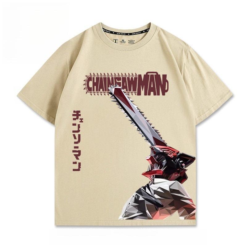 

Chainsaw Unisex Electric Pochita Anime Printed Tshirt Unisexs and Womens Tshirt Unisexs Top Sports Tshirt 2026 Summer New Tee 4XL