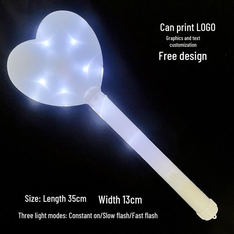 

Heart-Shaped Fluorescent Star Cheer Stick for Concerts and Parties