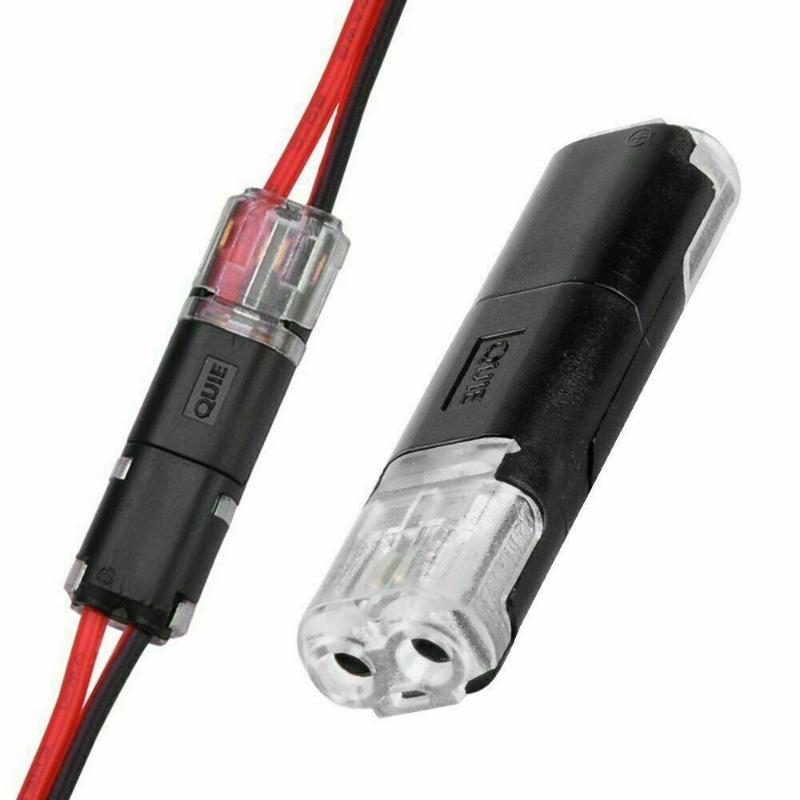 10 ks/sada 2-pinové konektory pre káble, svorky na pripojenie vodičov, svorka pre pripojenie terminálu v automobilovej elektroinštalácii