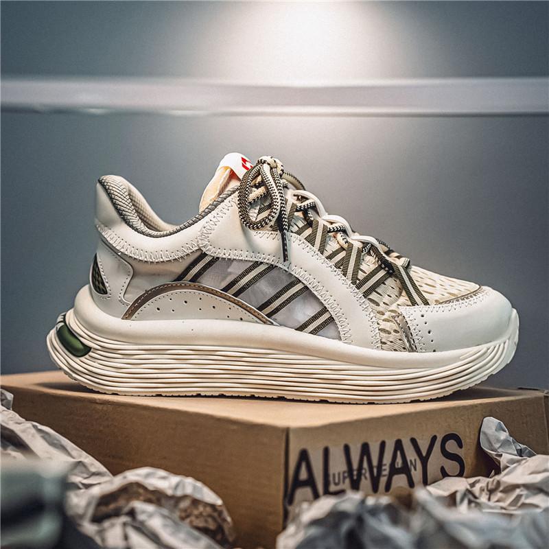 

Новая мужская модная повседневная обувь для мальчиков и студентов, трендовые удобные кроссовки на мягкой подошве, мужские классические дышащие кеды 44 зелёный/бежевый