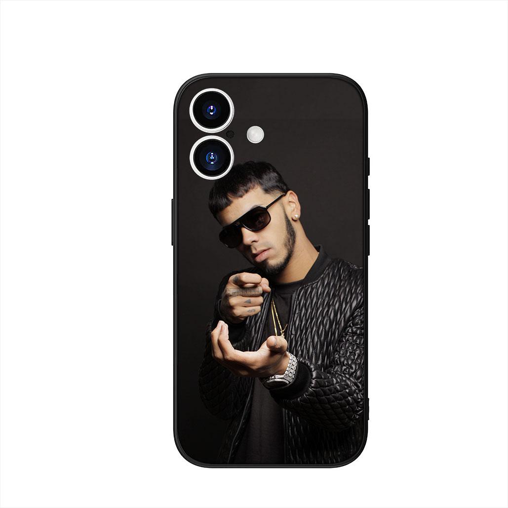 

Rap singer Anuels AA Cover Phone Case for Apple iPhone 16 15 14 Plus 13 12 Mini 17 Pro Max + 16E Air 16+ ProMax iPhone17 Pro Max