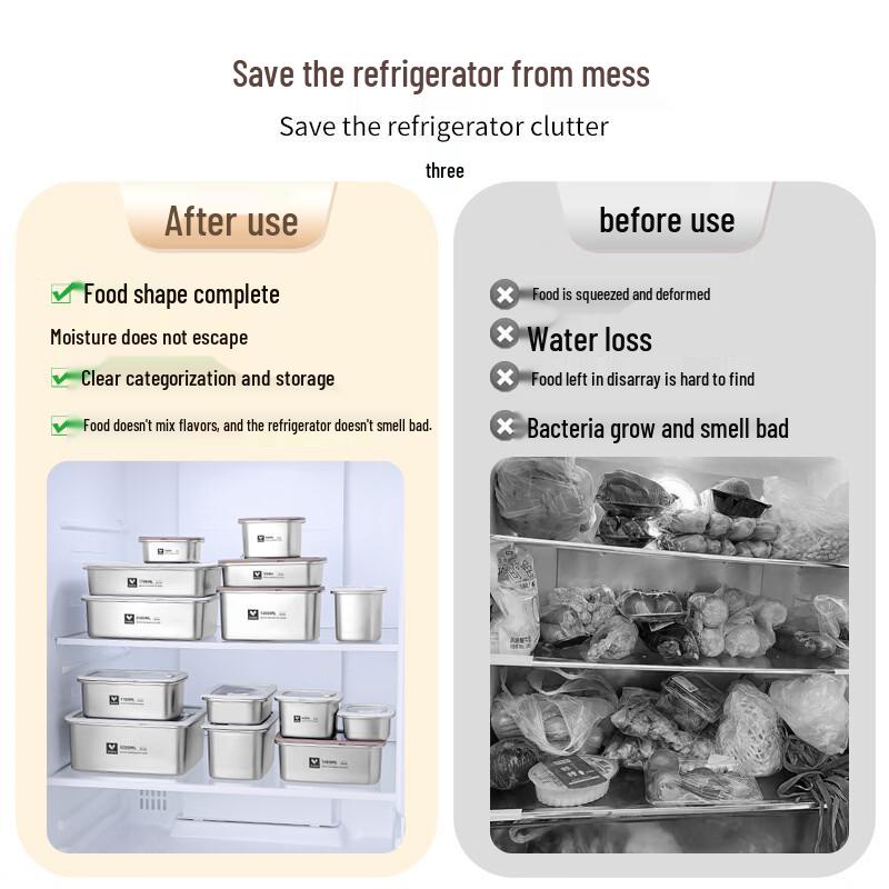 RuHan 304 Stainless Steel Food Storage Container