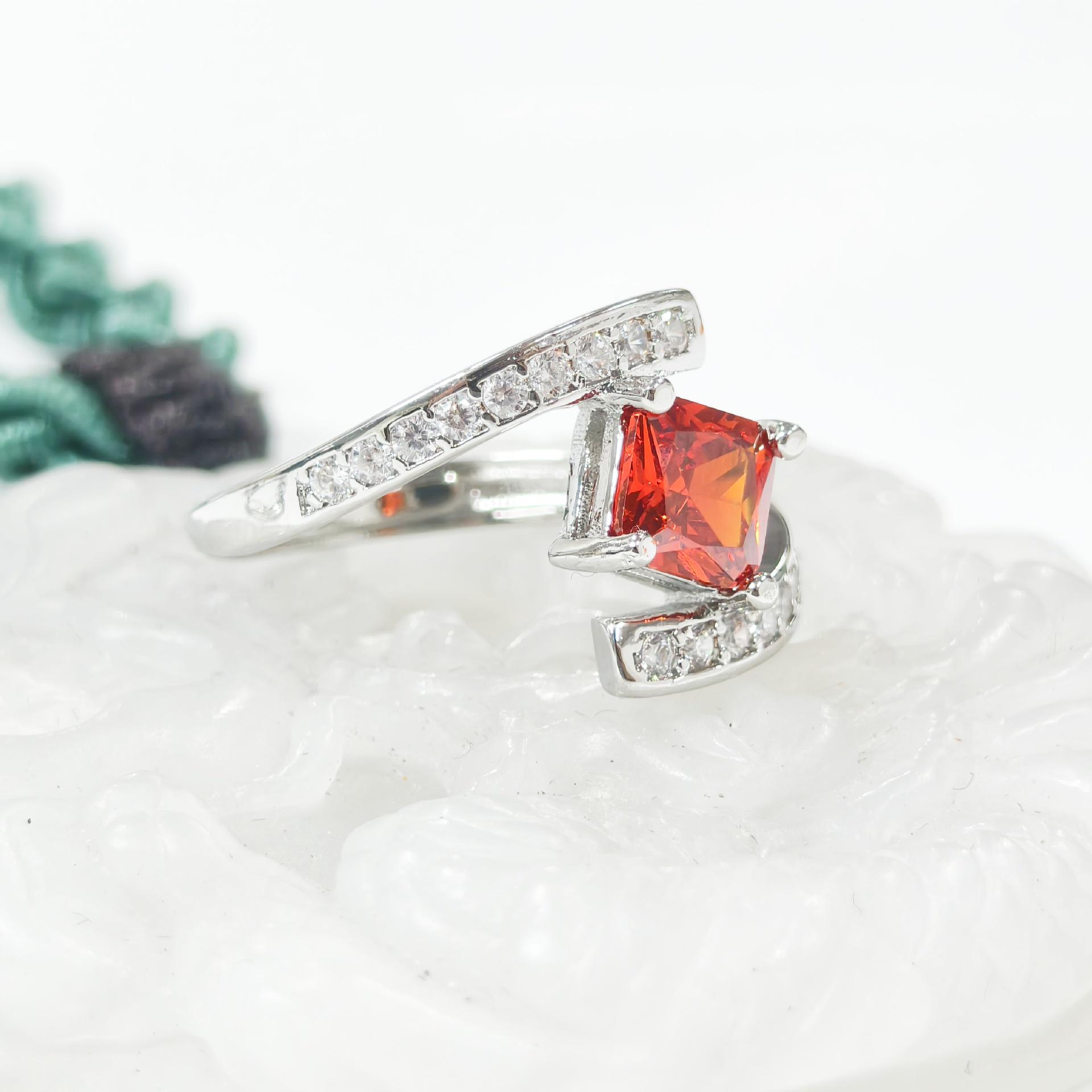 Gusien Jewelry Сладкое Циркониевое Цветное Универсальное Стильное Высококачественное Модное Кольцо