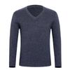 Men's V-Neck Pure Cashmere Sweater for Business Casual, Thickened and Warm Knitwear for Autumn/Winter.