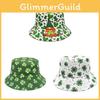 Saint Patrick Floral Digital Print Vintage Style Sun Hat For Spring Party And Outdoor