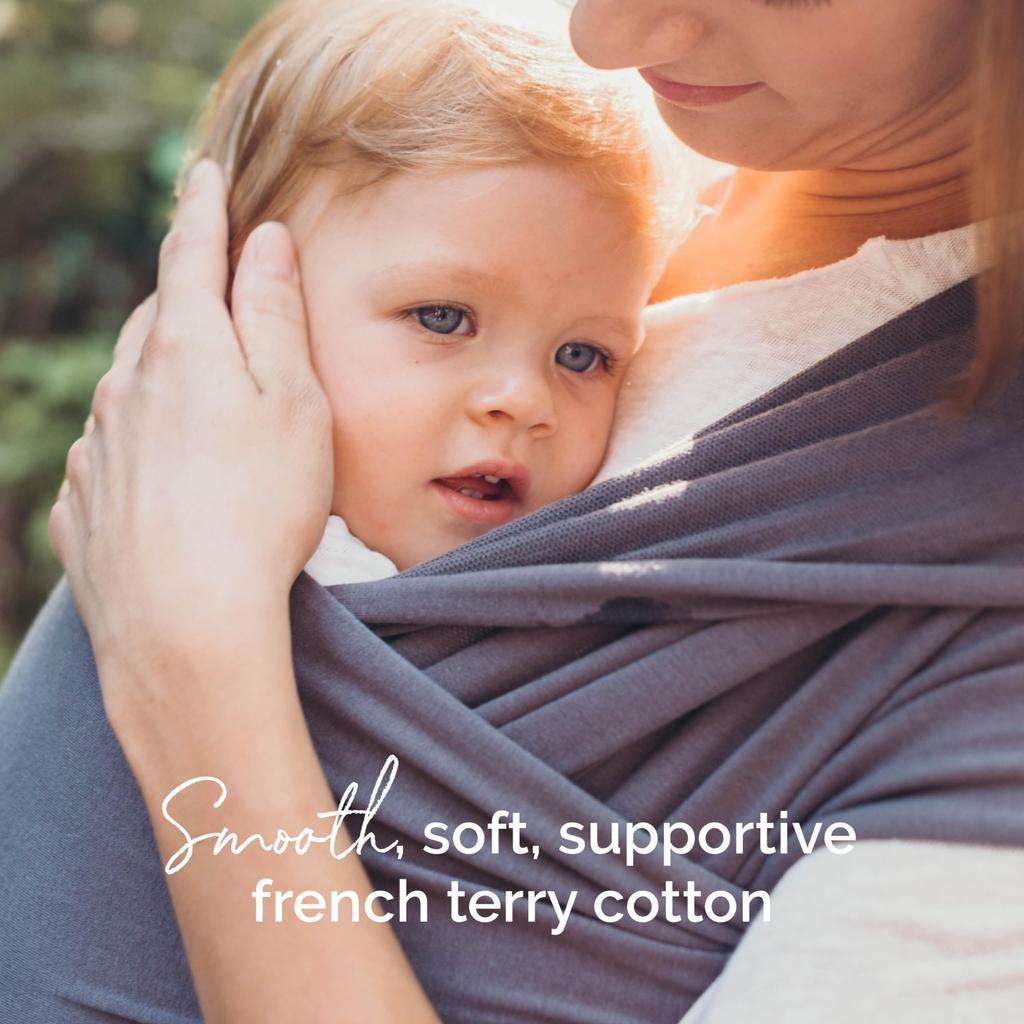 Boba Wrap Baby Carrier Authorized Distributor Dark (Japanese Product) (Organic Gray)