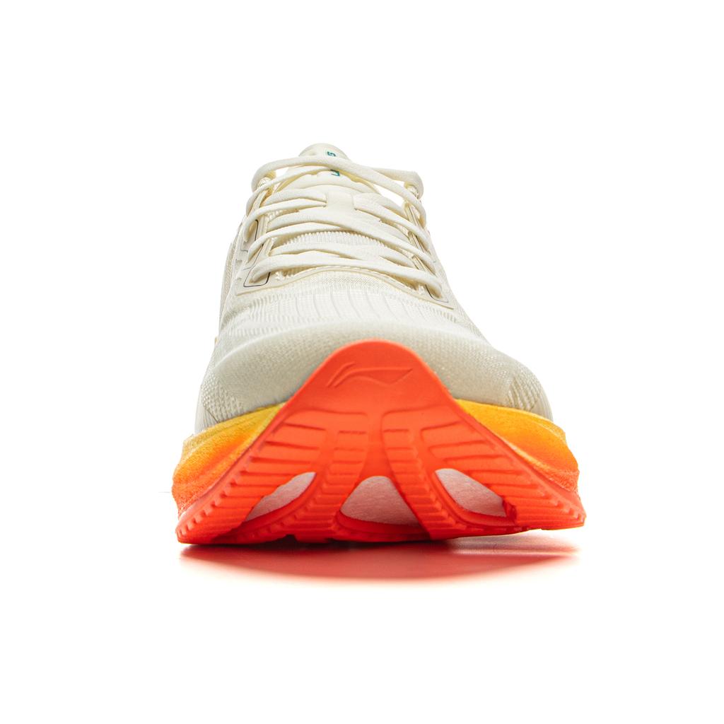 Li Ning Ultra Light 22 Závodní Lehké Odpružené Běžecké Boty Pánské Tenisky Béžová Oranžová ARBV001-44