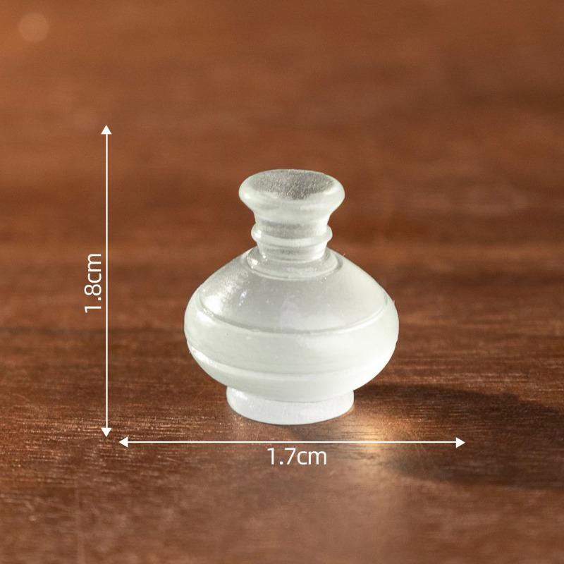 Micro-landscape Ice Transparent Antique Bottles Porcelain Dollhouses Decorative ItemsBlind Bags Accessories Miniature Small Ornaments