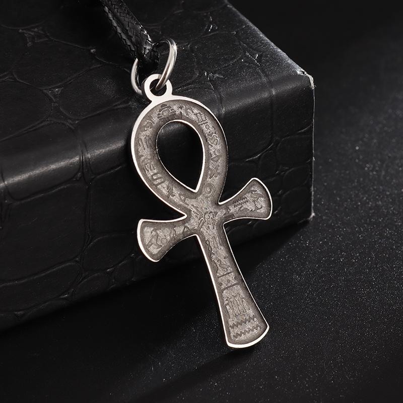 Exquisite Edelstahl beliebte Auge des Horus Medaille Halskette ägyptischen Totem Medaille Anhänger Männer Frauen Amulett Schmuck