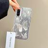 Metal Butterfly Printed Color Plants Phone Case For Samsung A56 A16 A26 A36 A25 A55 A15 A14 S25 S24 Silicone Couple Back Cover