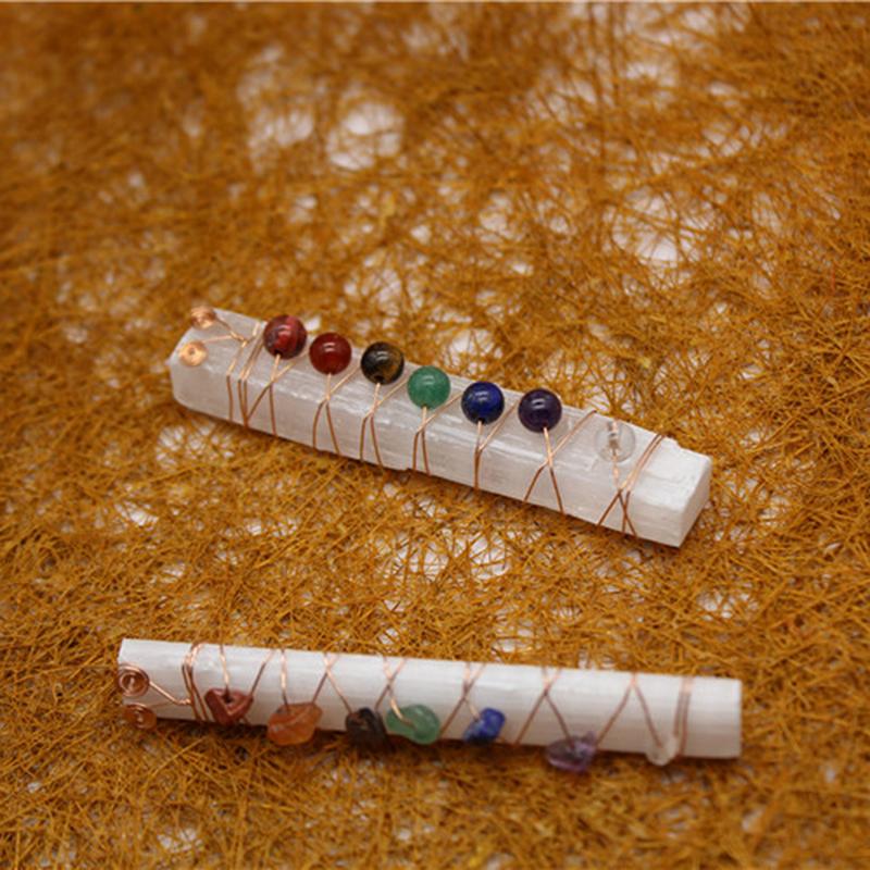 

Натуральный камень селенит лечебная кварцевая палочка очищающая чакра энергия палочка